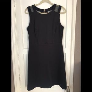 Little black dress with mesh detailing. Size 8